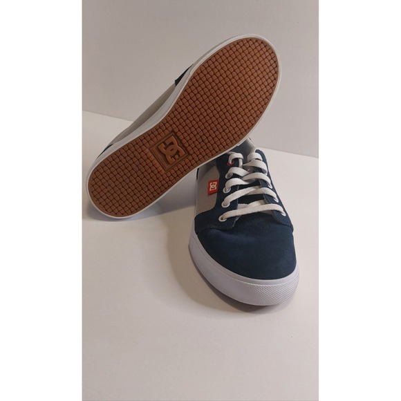 DC Anvil Low Top Sneakers Yout Sz 6.0 Womens 8Blue, Grey, Red Skateboarding #300 - Picture 4 of 10